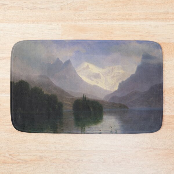 Item preview, Mountain Scene | Albert Bierstadt | 1880 Yosemite National Park Art designed and sold by CJET.