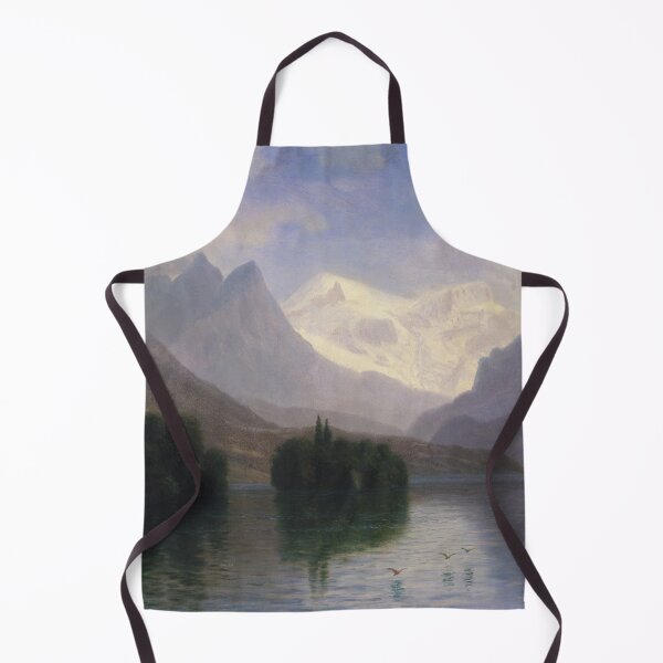 Item preview, Mountain Scene | Albert Bierstadt | 1880 Yosemite National Park Art designed and sold by CJET.
