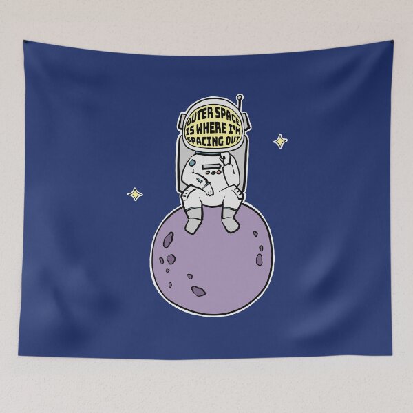 Item preview, Astronaut Spacing Out (Purple) |  designed and sold by PixelsandPulp.
