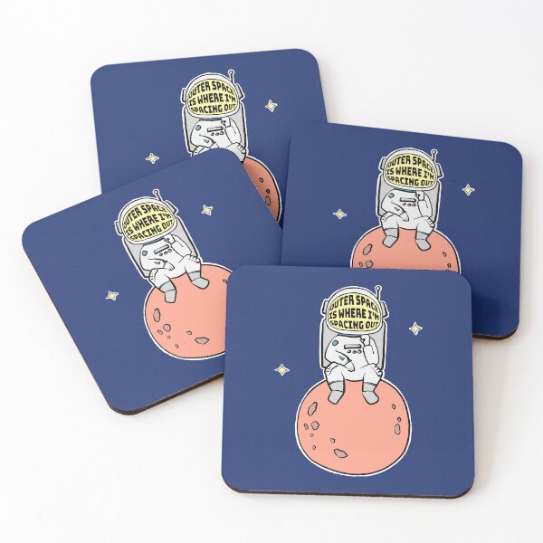 Item preview, Astronaut Spacing Out (Red) |  designed and sold by PixelsandPulp.