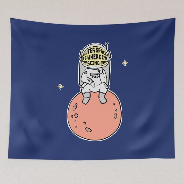 Item preview, Astronaut Spacing Out (Red) |  designed and sold by PixelsandPulp.