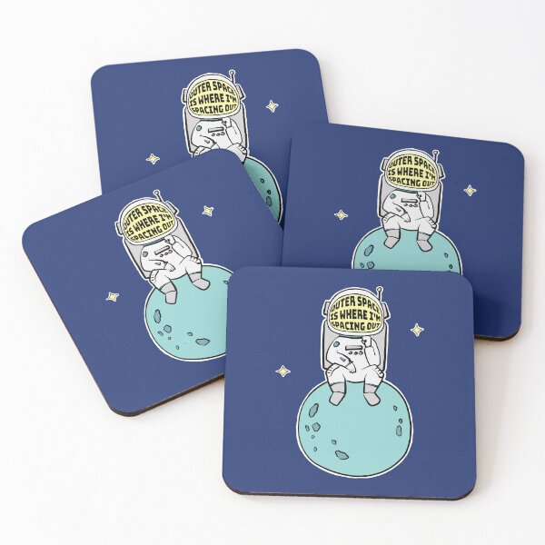Item preview, Astronaut Spacing Out (Teal) |  designed and sold by PixelsandPulp.