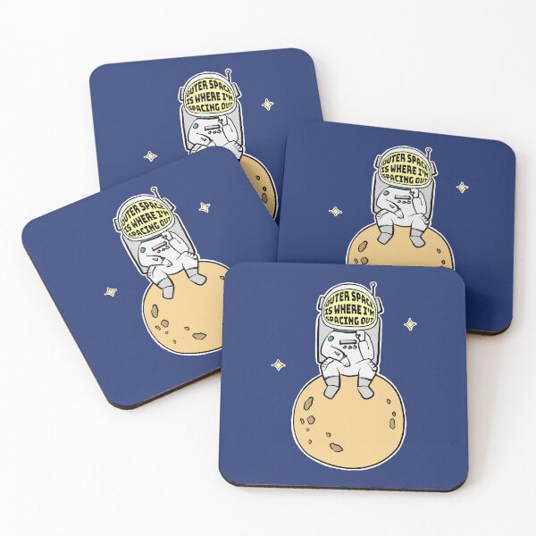 Item preview, Astronaut Spacing Out (Orange) |  designed and sold by PixelsandPulp.