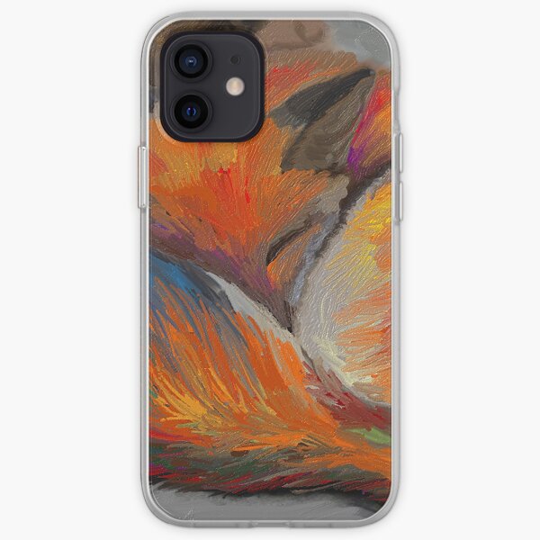 Sleeping Fox (painting) iPhone Soft Case