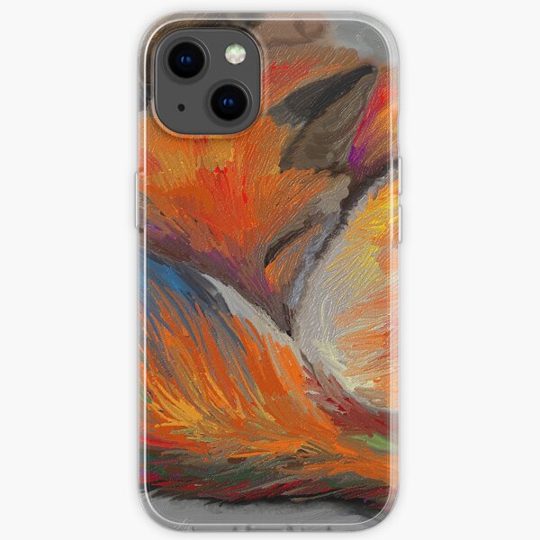 Sleeping Fox (painting) iPhone Soft Case