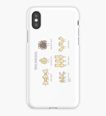 know your pasta iPhone Case