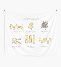 know your pasta Wall Tapestry