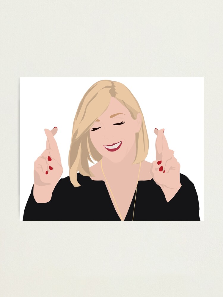 Jacqueline Voorhees Finger Gekreuzt Unzerbrechlich Kimmy Schmidt Fotodruck Von Missritter Redbubble