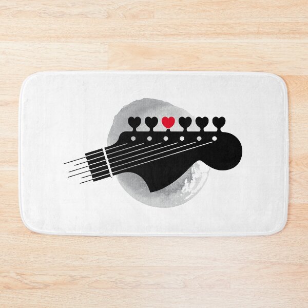 Item preview, Guitar headstock - Play guitar lovers heartstrings designed and sold by H Jonas.