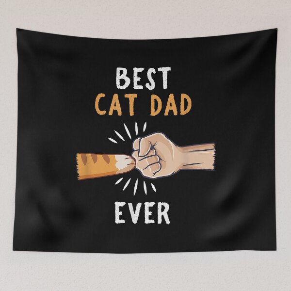 Item preview, Best Cat Dad Ever Paw Fist Bump designed and sold by BernardMurray.
