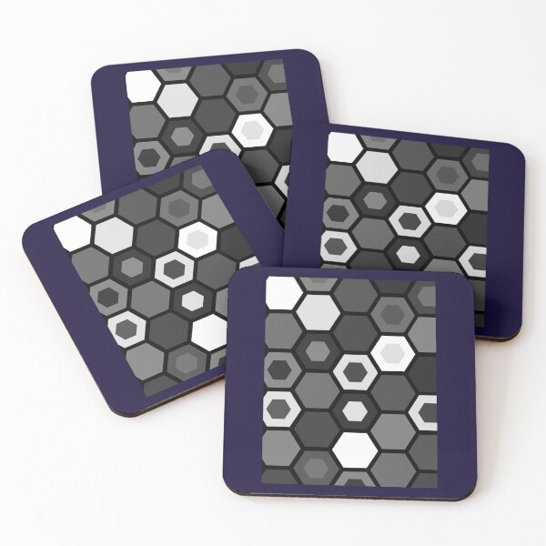 Item preview, Black and White Hexagons   designed and sold by TurcotteSSD.