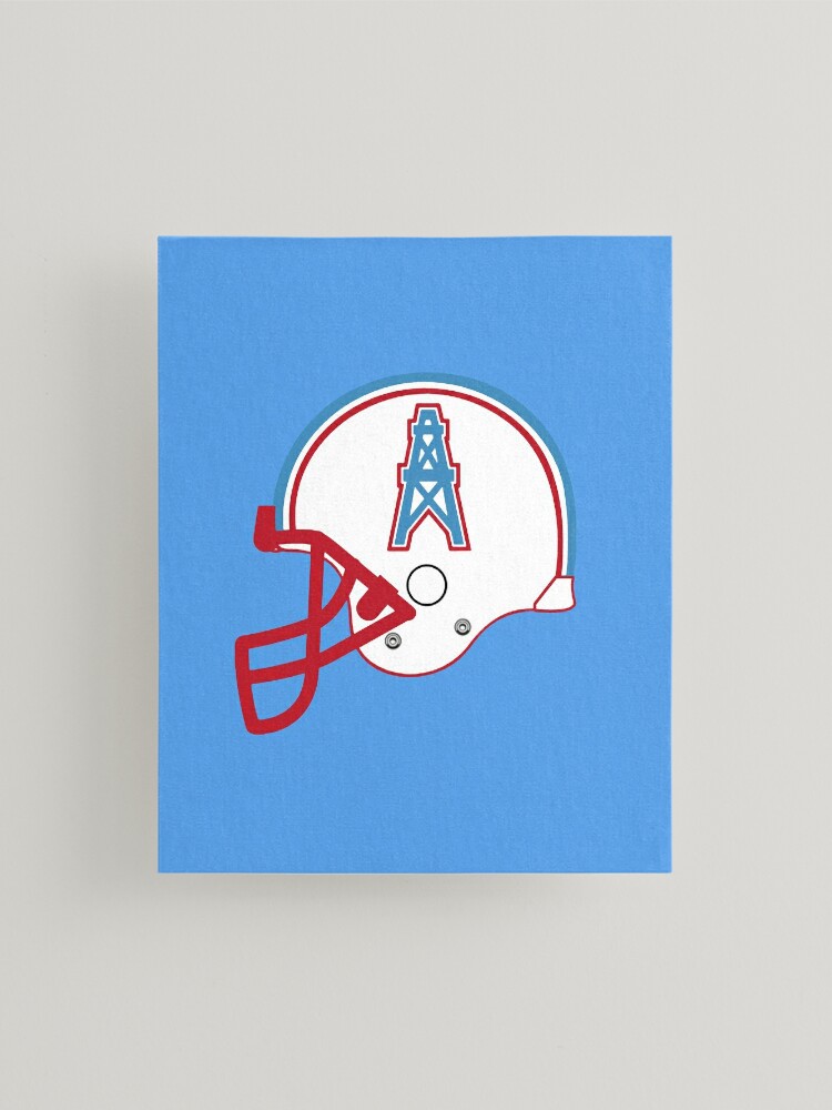 retro houston oilers helmet Art Collection