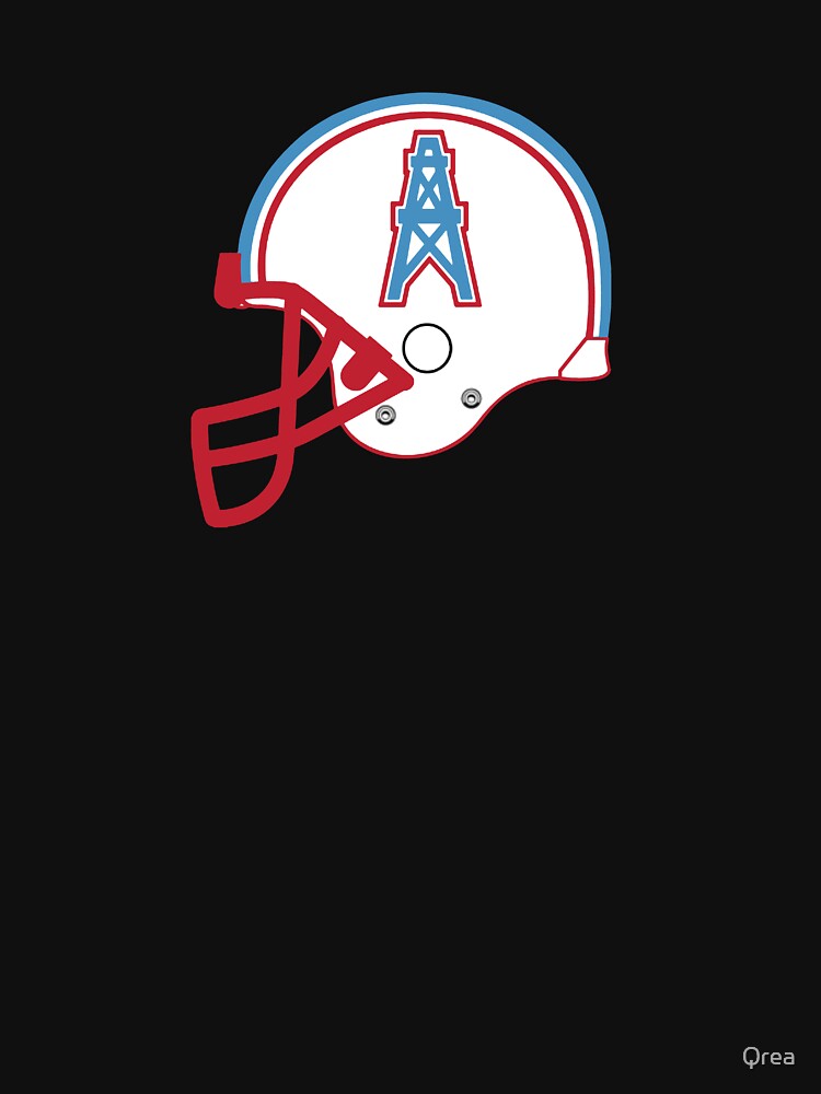 Houston Oilers vintage american football team helmet emblem Sticker for  Sale by Qrea