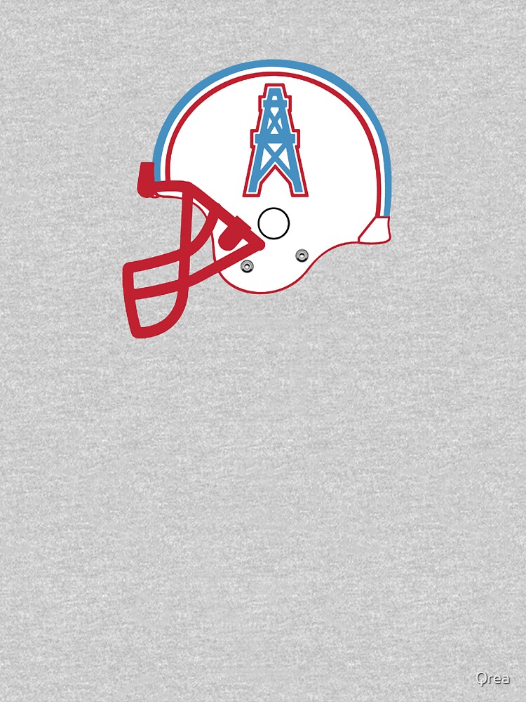 Houston Oilers vintage american football team helmet emblem Kids