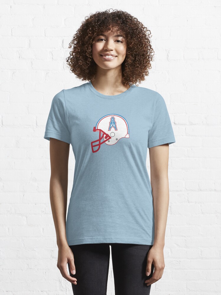 Houston Oilers vintage american football team helmet emblem Essential T- Shirt for Sale by Qrea