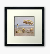 Neil Young On The Beach lp cover Framed Print