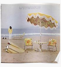 Neil Young On The Beach lp cover Poster