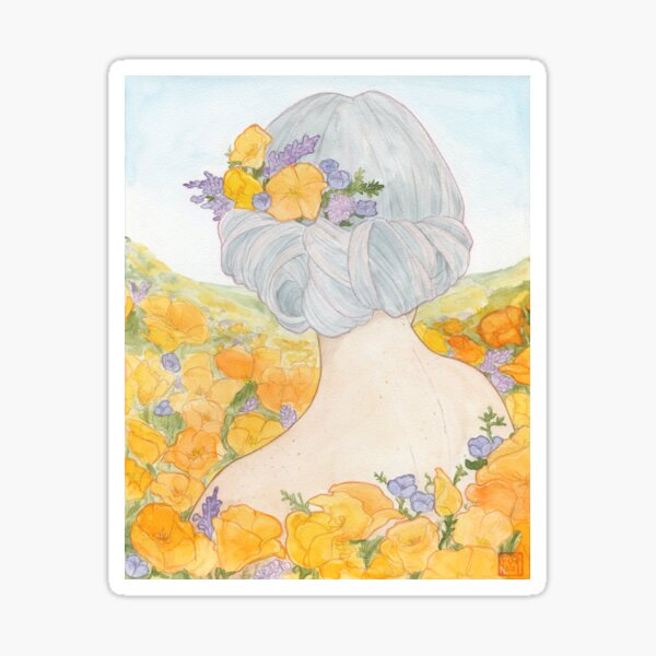 Item preview, California Poppies designed and sold by A Miyako M Illustrations.