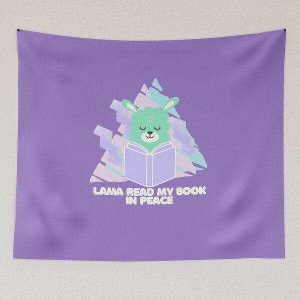 Item preview, Llama Read My Book In Peace designed and sold by GleamingGiant.