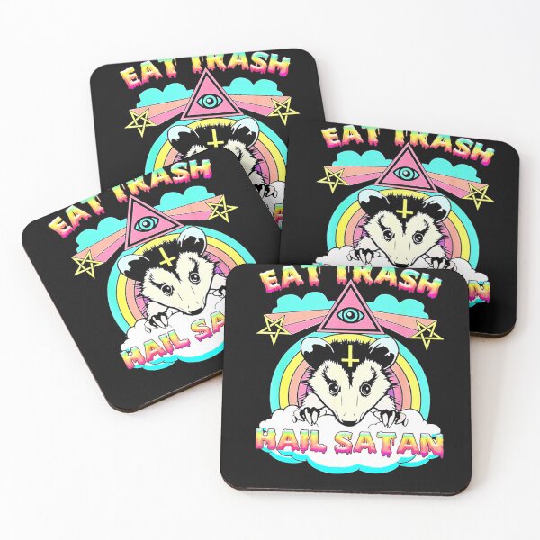 Item preview, Eat-Trash-Hail-Satan--Pentagram-Satanic designed and sold by BrumerAdler.