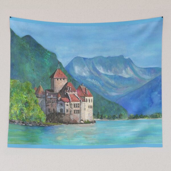 Artikelvorschau, Schloss Chillon entworfen und verkauft von 3willows.
