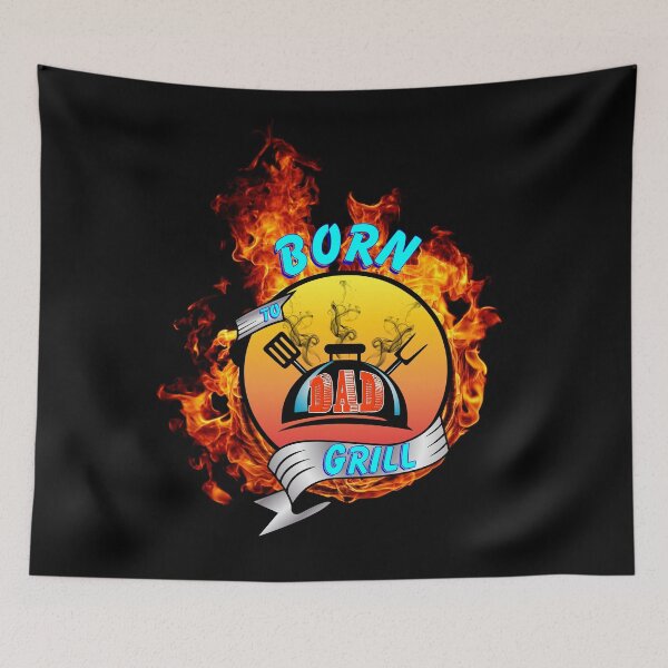 Item preview, Born to Grill Dad Happy Father's Day designed and sold by Warrior Veteran Clothing.