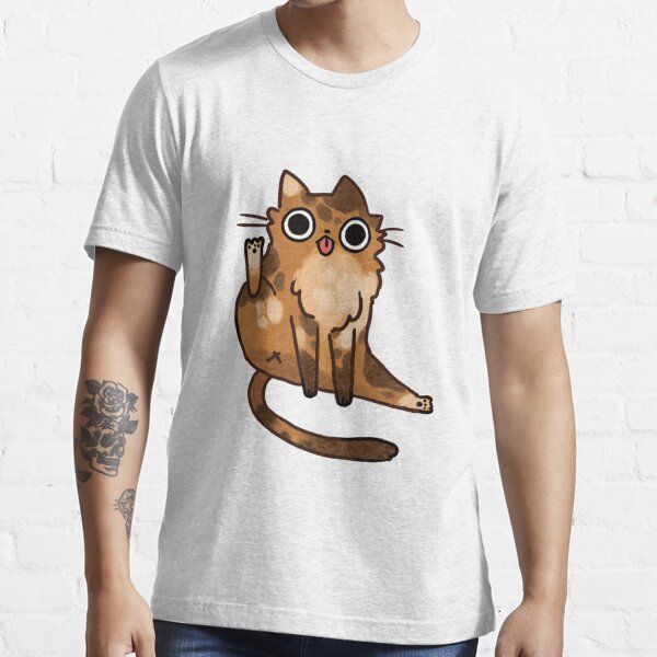 cat licking butt t shirt