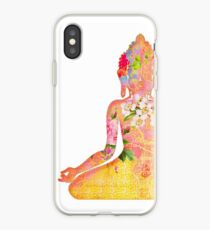 buddha silhouette iPhone Case