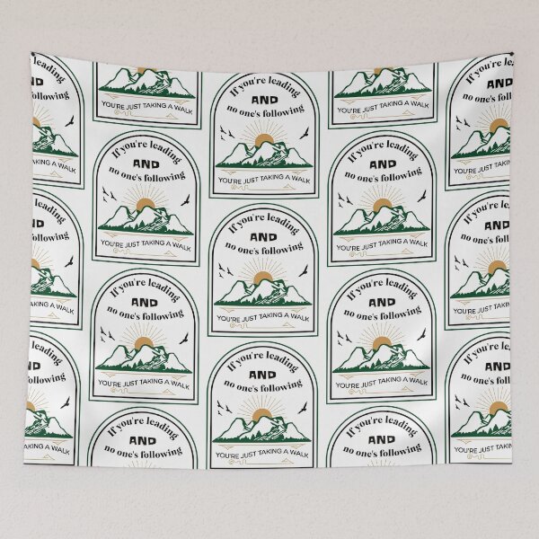 Item preview, Leading? Following? or Just Walking in the Mountains!  designed and sold by XanaduHills.
