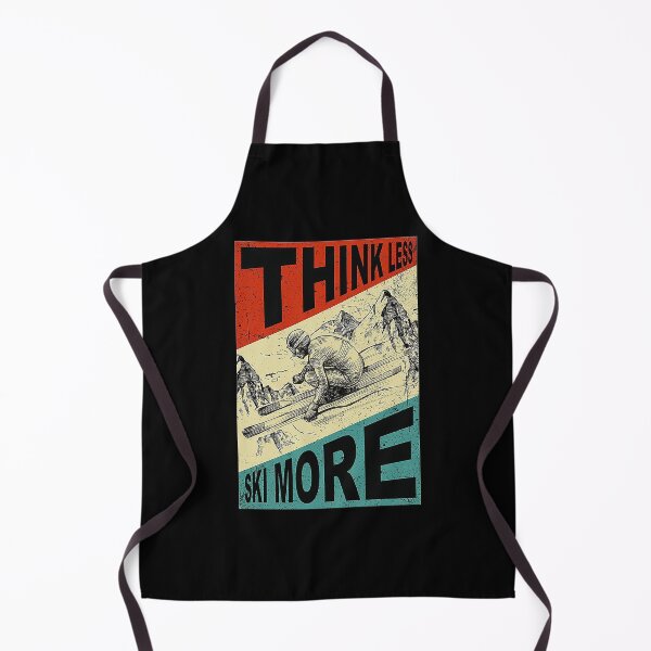Item preview, Skiing Think Less Ski More designed and sold by Phobicit51.