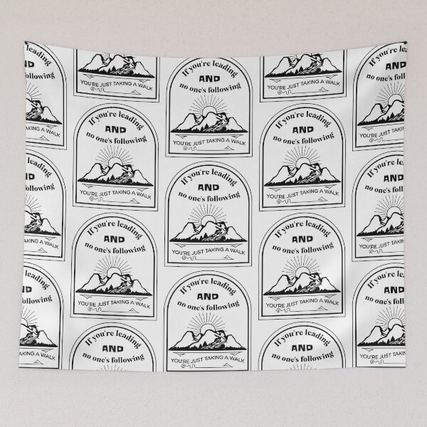 Item preview, Leading? Following? or Just Walking in the Mountains!  designed and sold by XanaduHills.