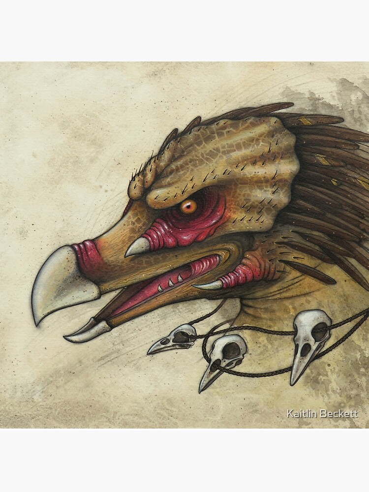 Thumbnail 2 of 2, Tote Bag, Predatory Bird designed and sold by Firedrake.
