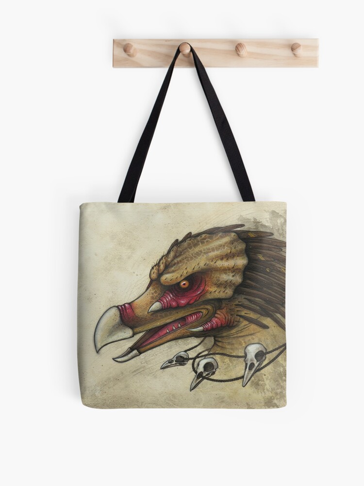 Thumbnail 1 of 2, Tote Bag, Predatory Bird designed and sold by Firedrake.
