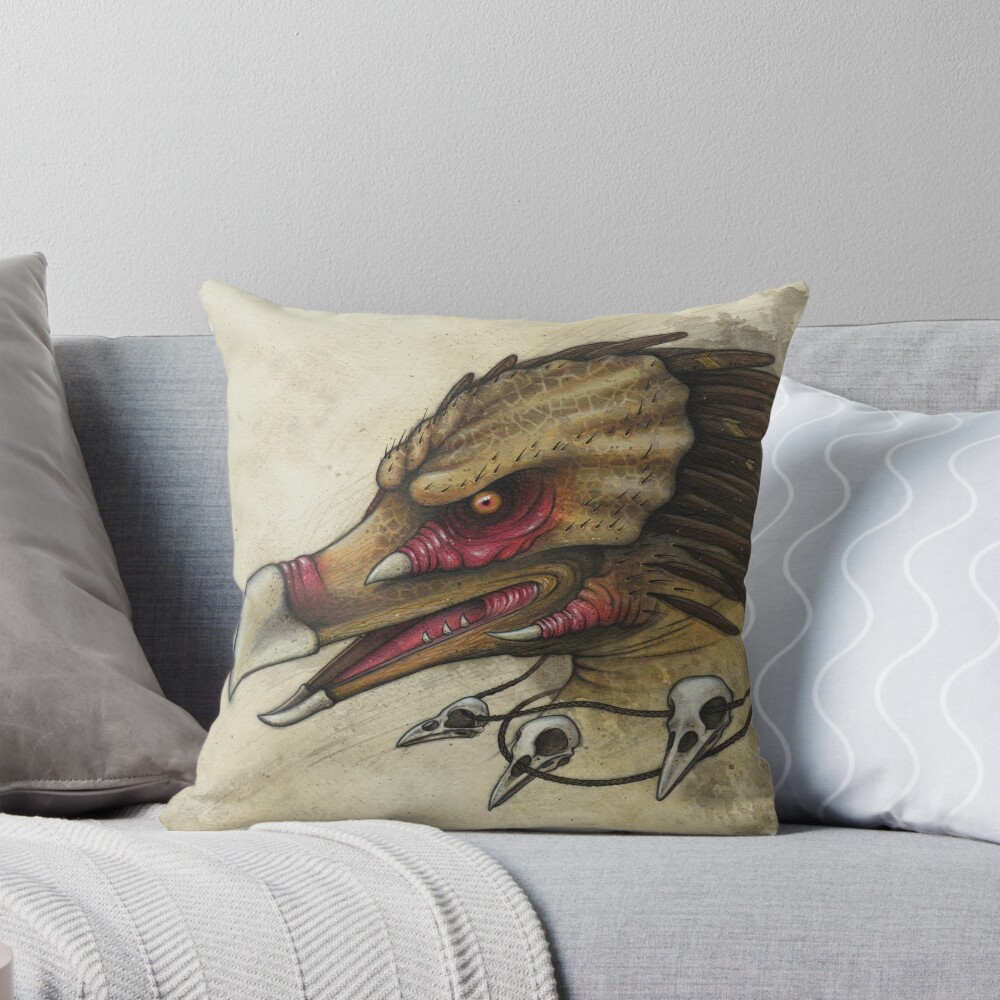 Item preview, Throw Pillow designed and sold by Firedrake.