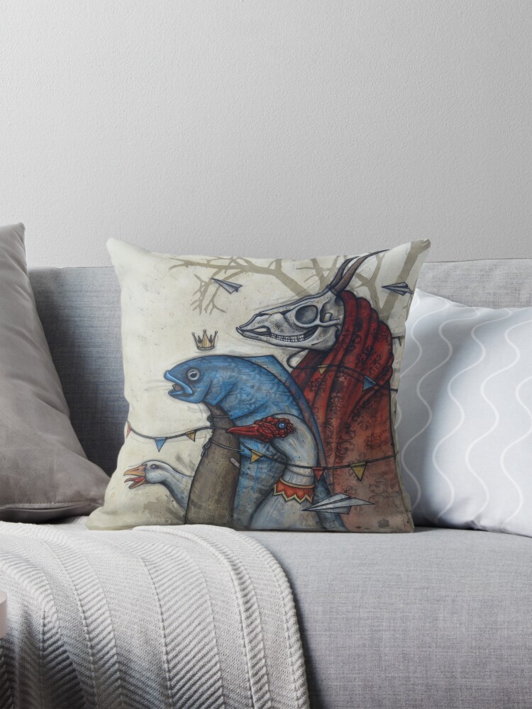 Thumbnail 1 of 4, Pillow, Know The Ropes  designed and sold by Firedrake.
