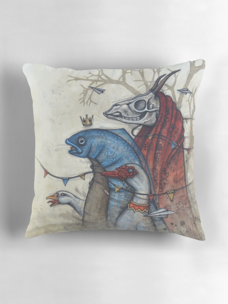 Thumbnail 3 of 4, Pillow, Know The Ropes  designed and sold by Firedrake.