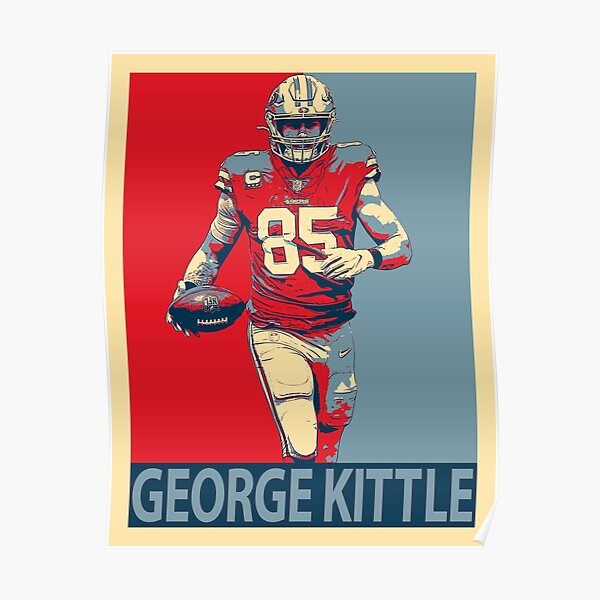 New Adult Red 49ers #85 GEORGE KITTLE jersey