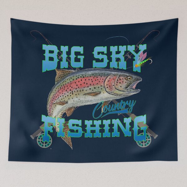 Item preview, Big Sky Fishing designed and sold by Warrior Veteran Clothing.