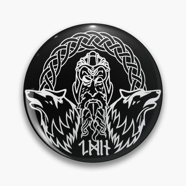 Item preview, Odin | Wolves | Geri & Freki | Norse Mythology | Gothic | Viking Design designed and sold by Ravenvine.