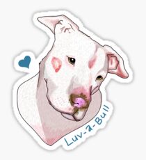 Pegatina Luv-a-bull Pitbull