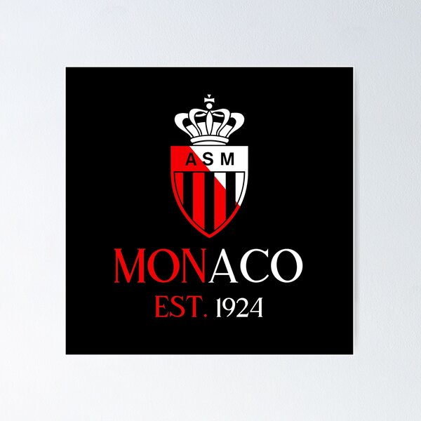 Ancien Fanion AS Monaco Palmarès ASM vintage pennant