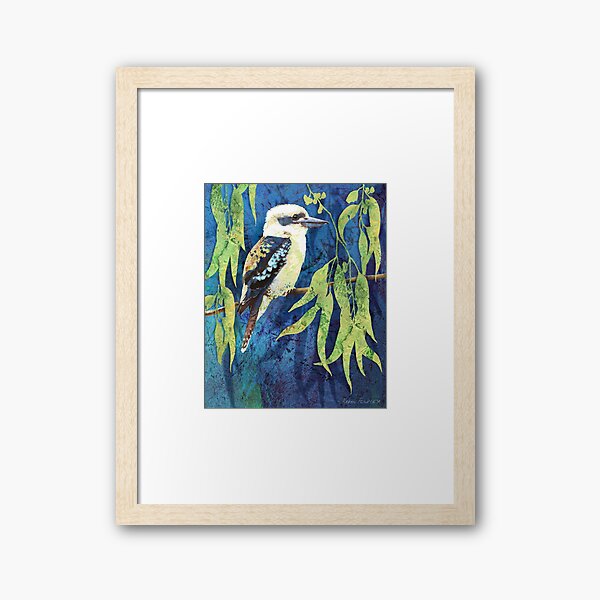 Cheeky Kookaburra Framed Art Print