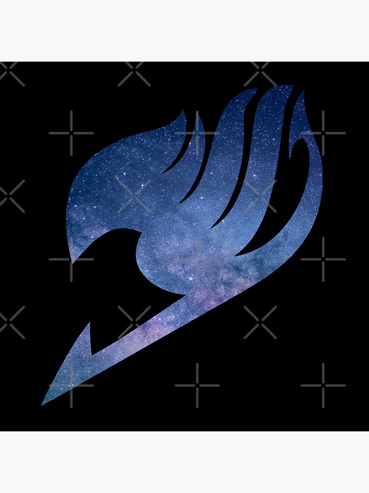 fairy tail anime aesthetic logo symbol - galaxy and space edition by ofradj