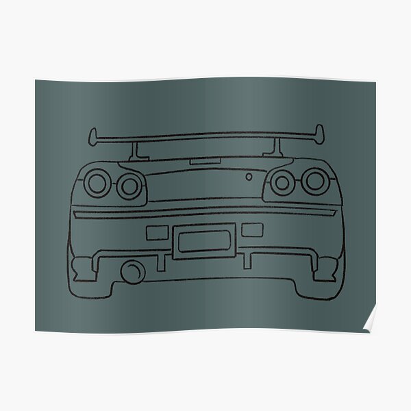 "JDM Car 14" Poster for Sale by Karjaktalez Redbubble
