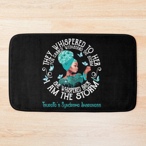 Item preview, Black Girl Fighter Strong I Am The Storm Tourette's Syndrome Awareness designed and sold by Mnrshirley.