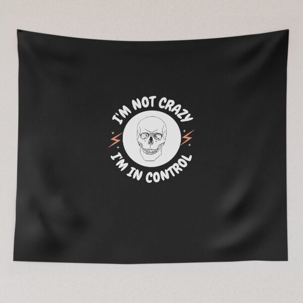 Item preview, Misfits Skull I&x27;m not crazy i&x27;m in control Classic T-Shirt C designed and sold by abneyqest.