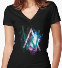 alan walker Women's Fitted V-Neck T-Shirt