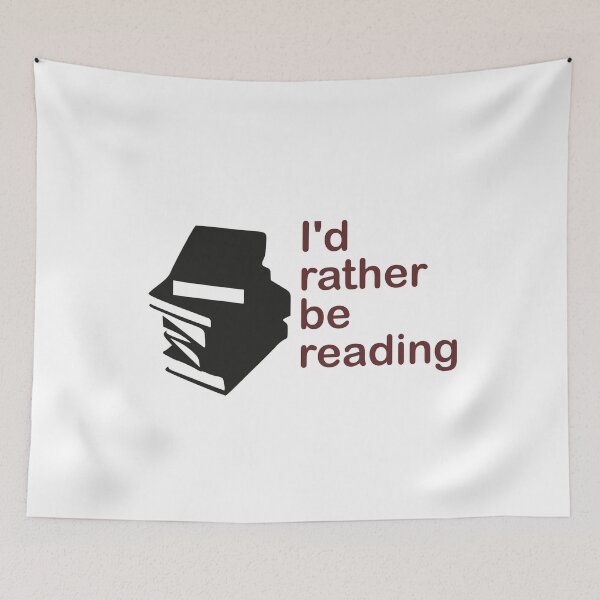 Item preview, I’d rather be reading designed and sold by Bennellaris.