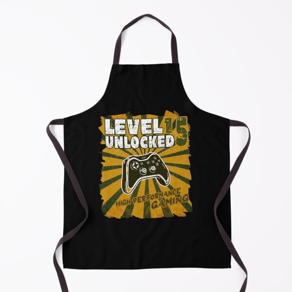 Item preview, Level 15 Unlocked - Gambler Gamer 15 Birthday designed and sold by dJ-Design.