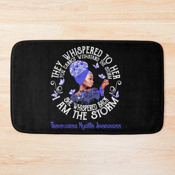 Item preview, Black Girl Fighter Strong I Am The Storm Transverse Myelitis Awareness designed and sold by Mnrshirley.